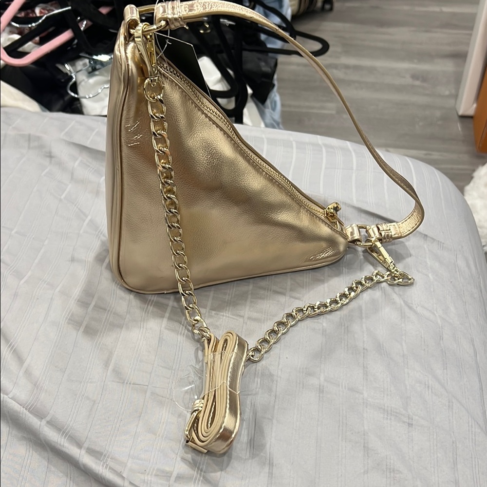 Gold Chain Shoulder Bag